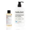 MARLOWE. Men's Body Lotion & Beard Oil Bundle ? Hydrating Moisturizer with Aloe Vera + Conditioning Softener with Natural Oils
