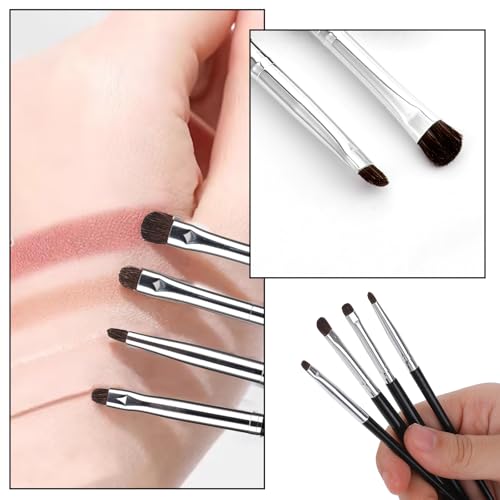 8-Piece Eye Makeup Brush Set with Eyeliner & Eyeshadow Brushes