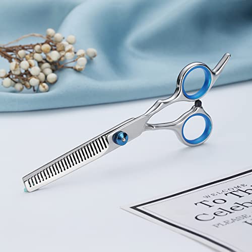 Kyraton Hair Thinning Scissors Cutting Teeth Shears, Thinning Shears For Hair Cutting, Professional Barber Hairdressing Texturizing Scissors, Premium Shears for Hair Cutting For Salon and Home.