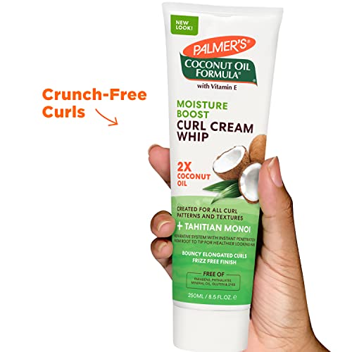 Palmer's Coconut Oil Formula Moisture Boost Curl Whip Cream, 8.5 oz. (Pack of 2)