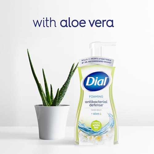 Dial Fragrance-Free Antibacterial Foaming Hand Soap Refill Pack of 4 - 30 oz