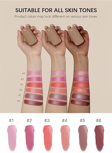 Matte Blush Stick Creamy Buildable Long-Lasting - Bright Coral