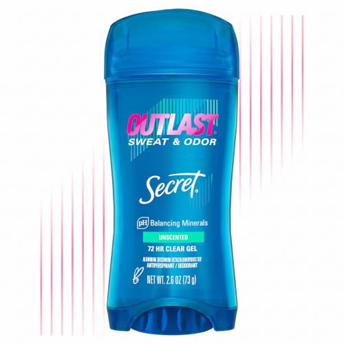 72-Hour Antiperspirant Deodorant Gel for Women - Unscented, Clear