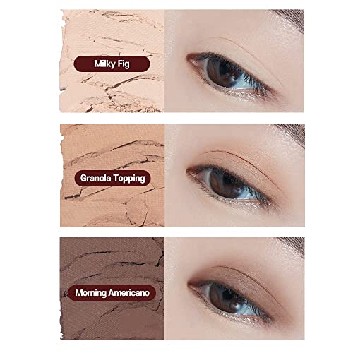 ETUDE Play Color Eyes | 9 Color Eyeshadow Palette With Soft & Pure Contour Shades (Casa Fig)