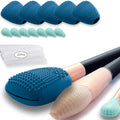 Silicone Makeup Brush Covers & Cleaner Mat Set