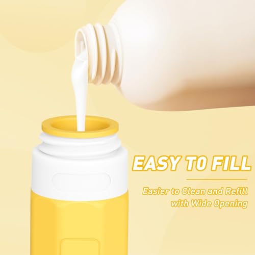 Redfly TSA Approved Travel Bottles - 3oz Leak Proof Silicone Set