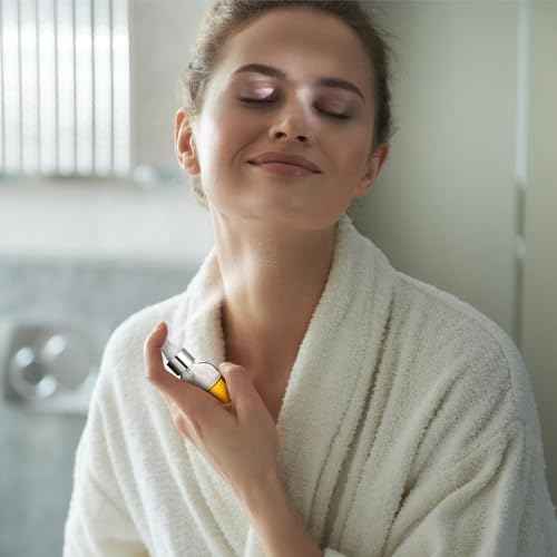 Maxcheck 50 Pieces 4oz Small Glass Spray Bottles for Essential Oil Empty Spray Mist Bottle Empty Fine Mist and Refillable Mister Refillable Liquid Containers for Perfumes, Cleaning(Clear, Silver)