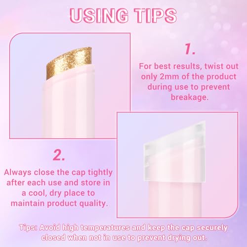 Hegafoo Hydrating Jelly Stick Eyeshadow - Glitter Shimmer Crayon