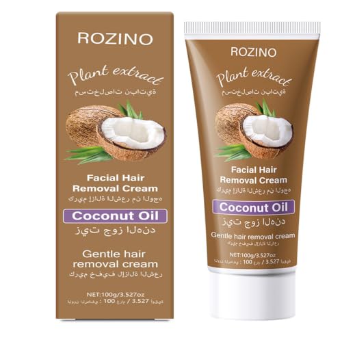 xiaoks 1Pack Gentle Coconut Hair Removal Cream for Women, Sensitive Skin
