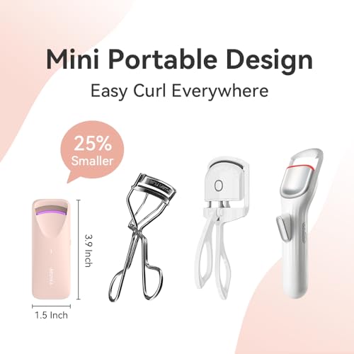 Heated Eyelash Curler - Electric Lash Lift with Type-C Rechargeable