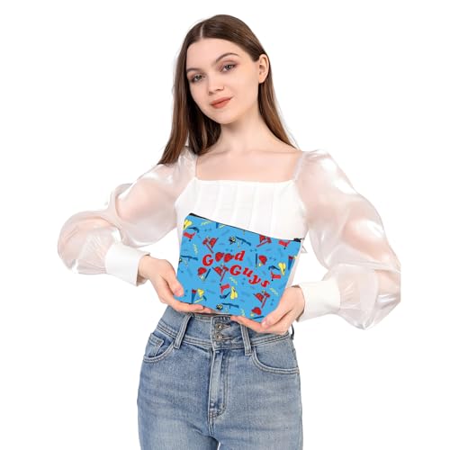 WSNANG Horrible Movie Makeup Bag G G Zipper Bag Zipper Pouch for Horror Movie Lover(G G bag)