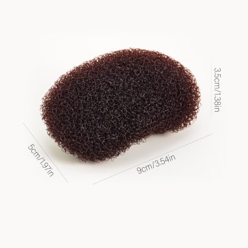 Vouchmind 3pc Volumizing Hair Sponge Inserts with Puff Cushion Clips - Large