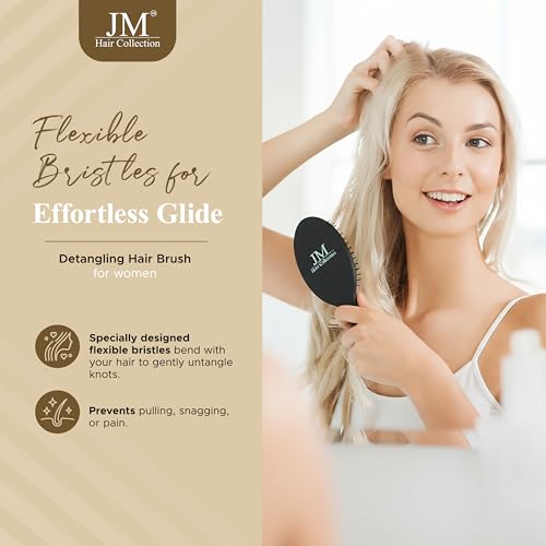 Detangling Brush for Wet & Dry Hair - Reduces Breakage