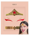 Face Jewels Stick On Gems Gold Headpiece Halloween Costume
