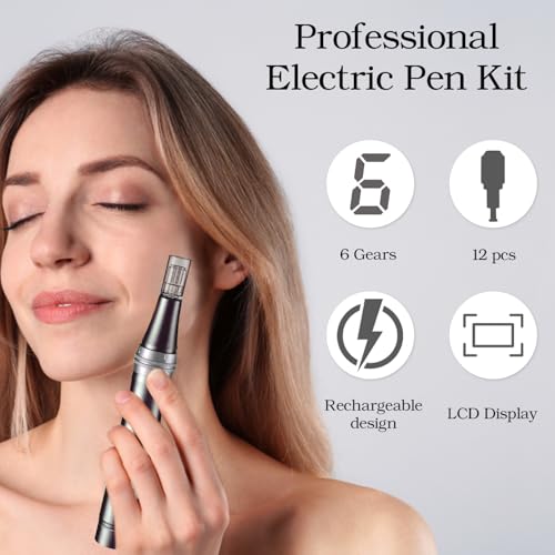 Derma Roller Pen 0.25mm Microneedling Tool for Home Skincare