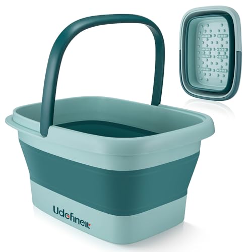 Collapsible Foot Bath Basin for Soaking & Massage - 15L