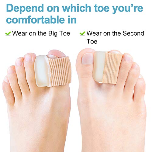 Povihome Gel Toe Spacers - 6 Pack Bunion Corrector for Pain Relief