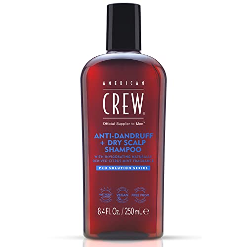 American Crew Anti-Dandruff + Dry Scalp Shampoo, Citrus Mint Scent, 8.45 Oz