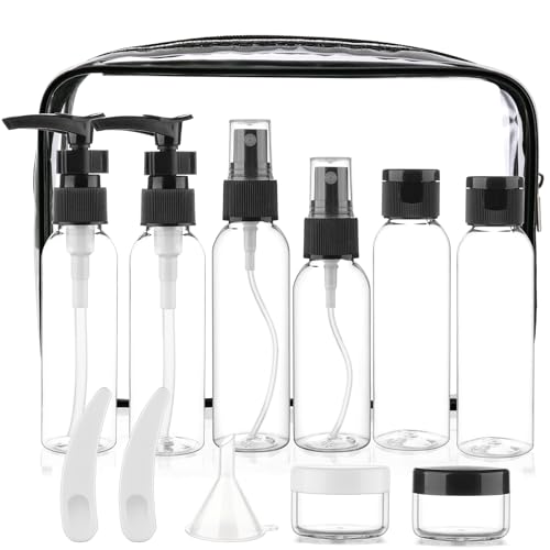 Cosywell 13-Pack Travel Size Bottles 2oz TSA Approved Leak Proof