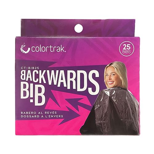 Betty Dain Colortrak Backwards Bib 25-Pack Salon Cape