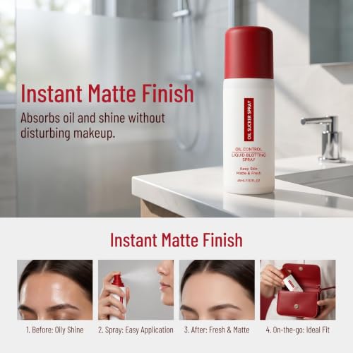 Oil Control Blotting Spray – Instant Matte Finish, 45mL