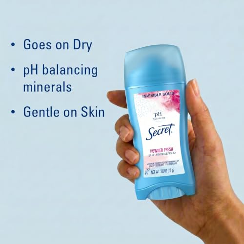Secret Invisible Solid Antiperspirant Deodorant Twin Pack
