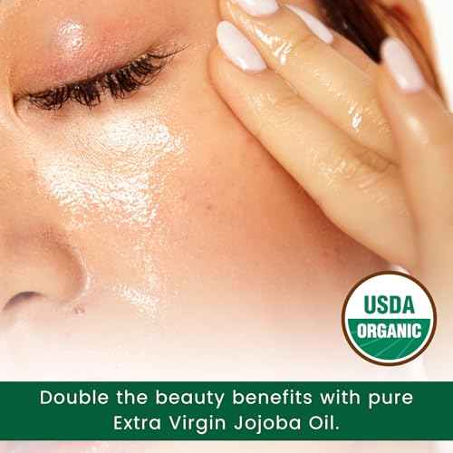 100% Pure Organic Jojoba Oil - 4 Fl Oz (Pack of 1)