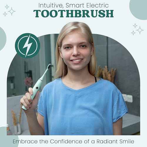Sonic Electric Toothbrush for Adults ? Battery Powered Tooth Cleaning Brush with Timer, 5 Modes & 3 Intensity Levels ? Long-Lasting 90-Day Battery Life