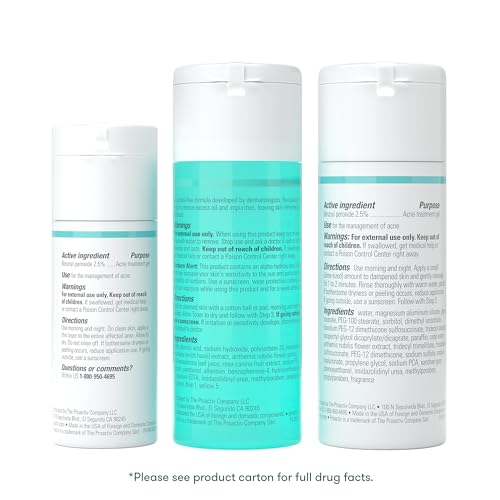 Proactiv 3-Step Acne Treatment System with Benzoyl Peroxide