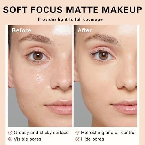 Mineral Foundation Powder,SPF 35,Lightweight Mineral Sunscreen Powder for Face,Reduces Shine,Talc Free Foundation,0.35 oz,01 Fairly Light