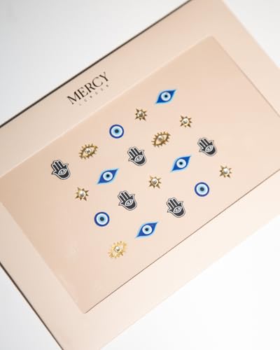 Evil Eye Face Jewels Stick-On Gems by Mercy London