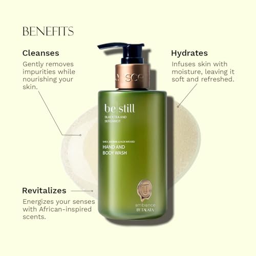 Hand & Body Wash - Shea, Baobab & Aloe Infused - BE MORE (Madagascar Vertiver & Woods)