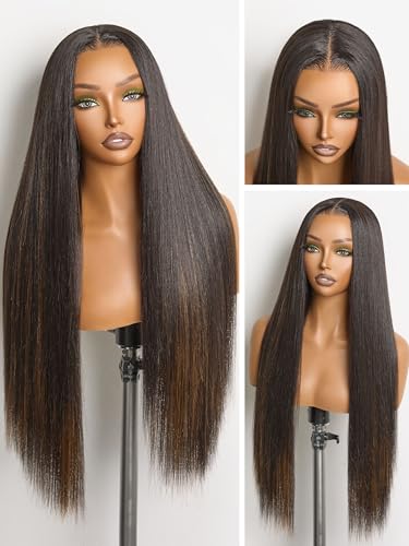 Frodio Veralux™ 28-Inch Glueless Lace Wig - Silky Straight Human Hair