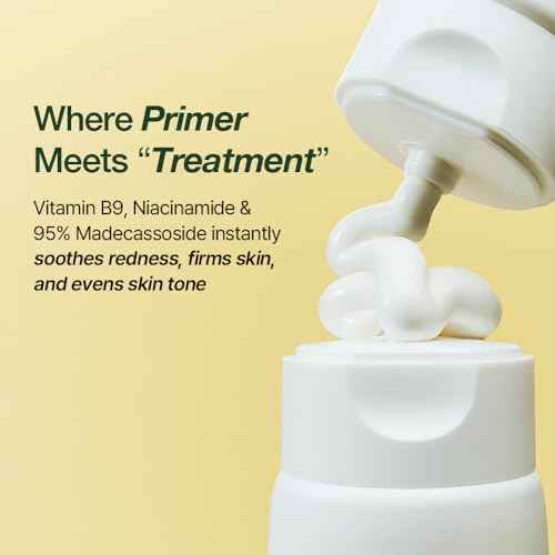 NDP Vitamin B9 Tone-up Cream, Silicone Free Face Primer for Pore Minimizing, 95% Pure Cica Extract, Breathable Skin Formula, Glass Skin & Lightweight, V-Cream Clean K-Beauty (65ml / 2.19 Fl Oz)