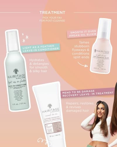 Hairitage Argan Oil Hair Spray for Frizzy & Dry Hair