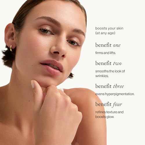 goop Beauty Peptide Serum | Reduces Fine Lines, Wrinkles, & Dark Spots | Peptides, Ceramides, & Niacinamide | Anti Aging Treatment to Improve Firmness & Elasticity | 1 fl oz