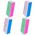 4 Pack Nail Buffer Blocks Set for Shiny Nails - Multi-Grit Nail Files for Natural & Acrylic Nails