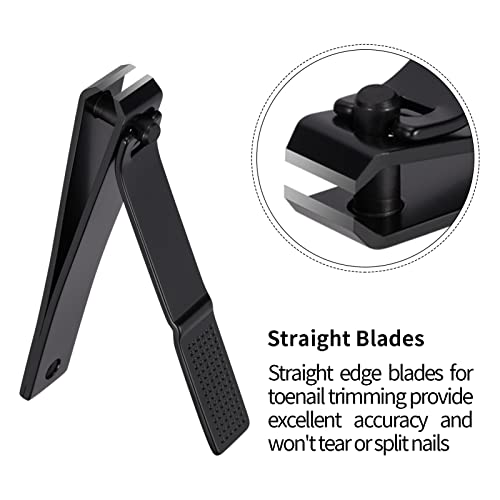 Nail Clipper Set with Leather Case - Ultra Sharp Stainless Steel