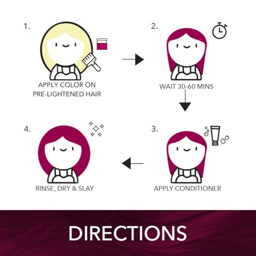Paradyes Ruby Wine Semi-Permanent Hair Color Conditioner - 4.2 oz