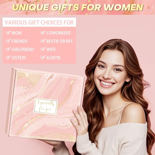 Birthday Gifts for Women Mom, Relaxing Self Care Package Get Well Spa Gift Baskets for Woman, Unique Easter Basket Mothers Day Happy Birthday Gifts for Women Mom Grandma Wife Best Friend Sister Her