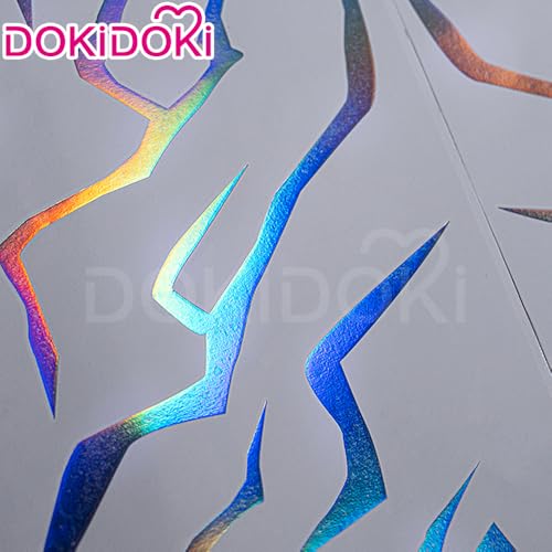 KIRA KIRA Movie Anime Temporary Tattoos Laser Heat Transfer Version Dance Cosplay Tattoos Stickers Prop Halloween Cosplay Accessories (Colorful Laser)