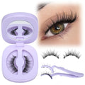 Magnetic Eyelashes with Applicator Natural Look Magnetic Lashes with Applicator Wispy False Eyelashes with Magnets No Need Glue Lashes by Lanflower