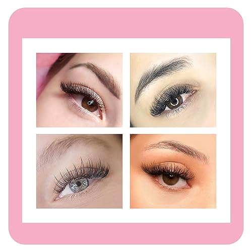 16 Rows Volume Classic Eyelash Extension 0.15 C Curl 8-15mm Mix Matte Black Individual False Eye Lashes Extension Salon Use Natural Soft Fake Eyelashes Supplies (0.15 C, 8-15mm Mix)