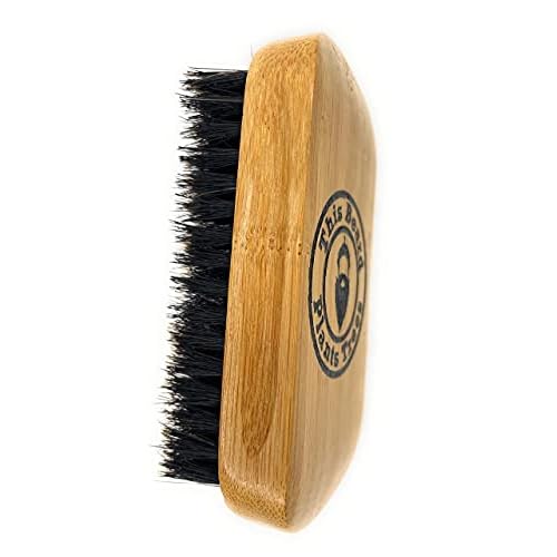 Big Boar Bristle Beard Brush from Green Beard Grmng - Boar Bristle & Bamboo