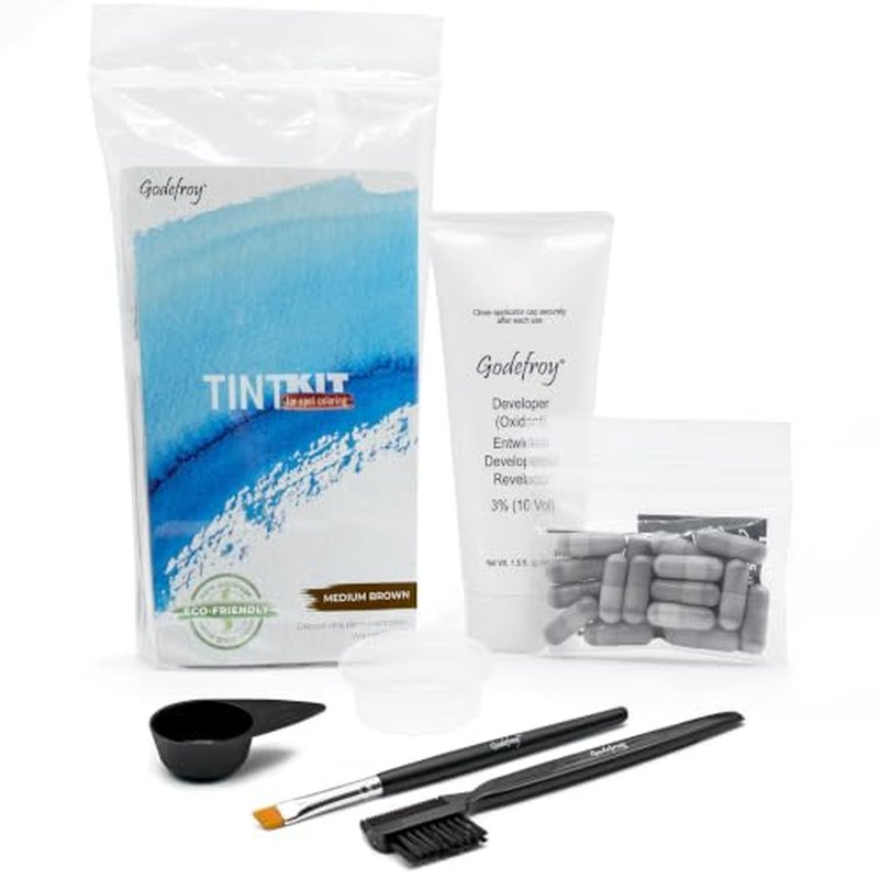 Godefroy Color Tint Kit - Medium Brown Hair Color for Touch-Ups