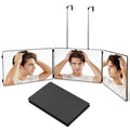 3-Way Trifold Mirror for Hair Cutting & Makeup - Portable & Adjustable