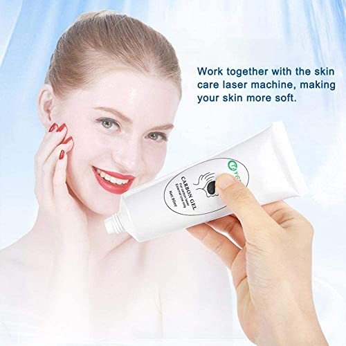 80ML Carbon Peel Cream Gel for Skin Rejuvenation Black Doll,Facial Skin Deep Cleaning with Carbon Gel Nano Activated Carbon for Laser (1pc)