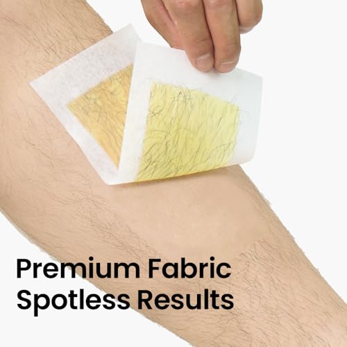 Gorilla Waxing Korean Strip & Go Wax Strips Kit, 28 Multi-Size Sugaring Wax Strips + 4 Calming Serum Wipes, Ready-to-Use Hair Removal for Face & Body, Suitable for Sensitive Skin, Korean Skin Care