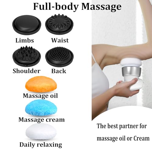 Body Sculpting Machine, Corded Anti Cellulite Massage Tool, Deep Tissue Lymphatic Drainage Handheld Full Body Massage Relaxing SPA Cellulite Oil Apply/ Remover Belly Butt Limbs Tightening Shaping