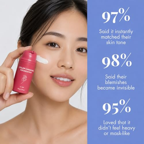Korean Color Changing Foundation with SPF 15 | Auto-Adjusting Tone